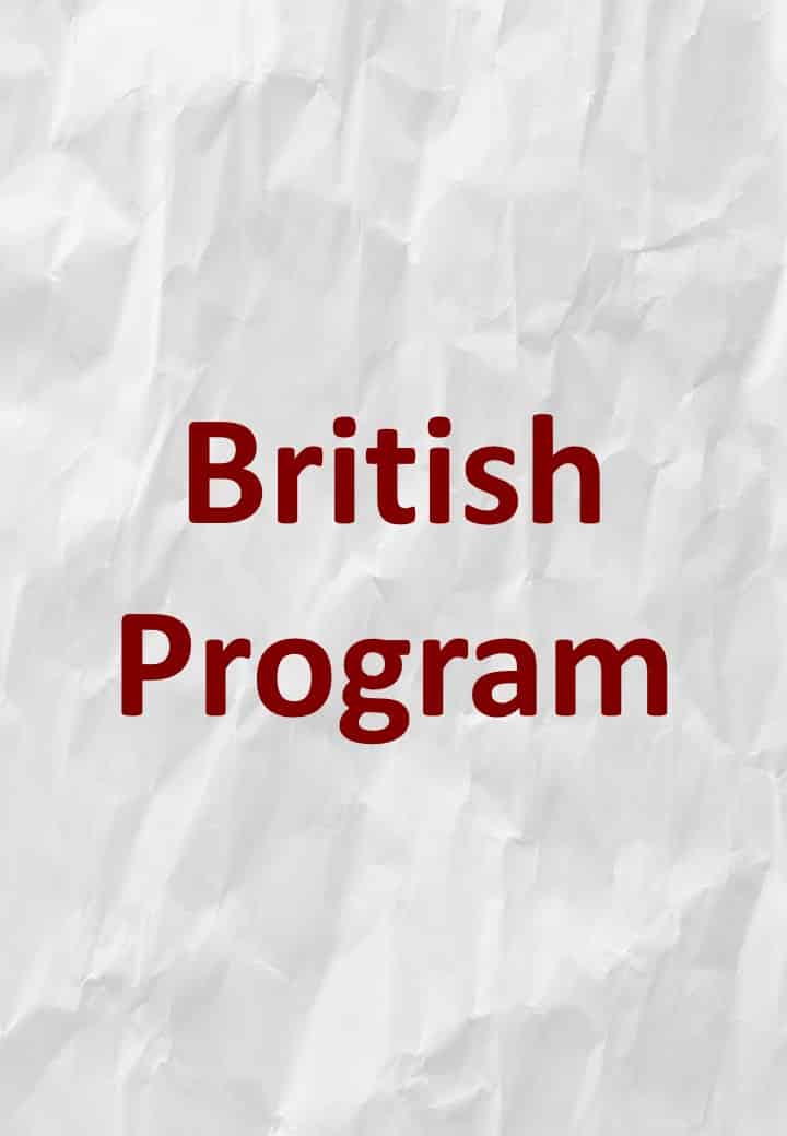 What is the British Program Meaning?