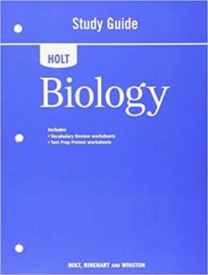 Holt Biology Study Guide 2008 1st Edition