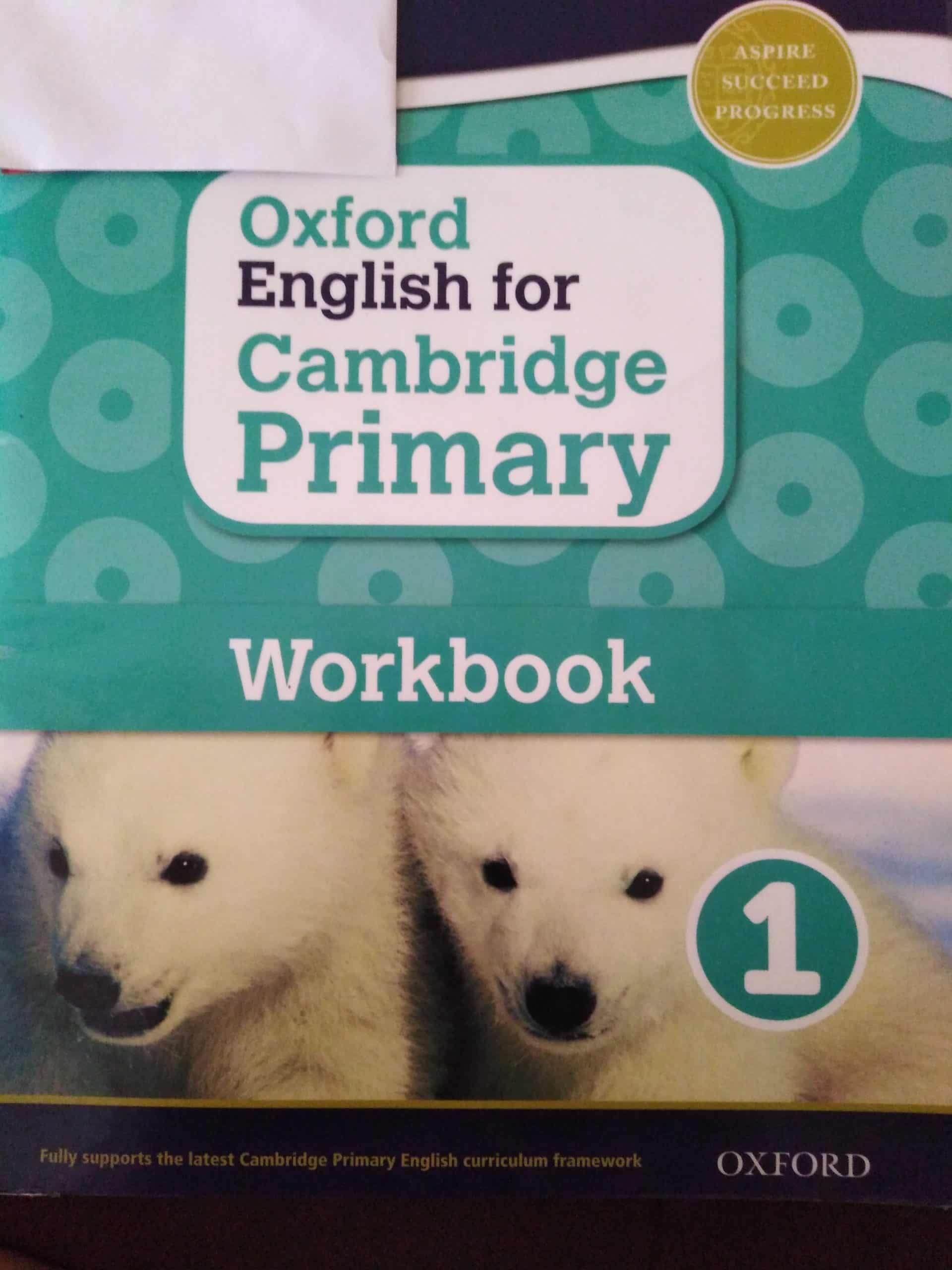 Oxford english for Cambridge primary 1work book