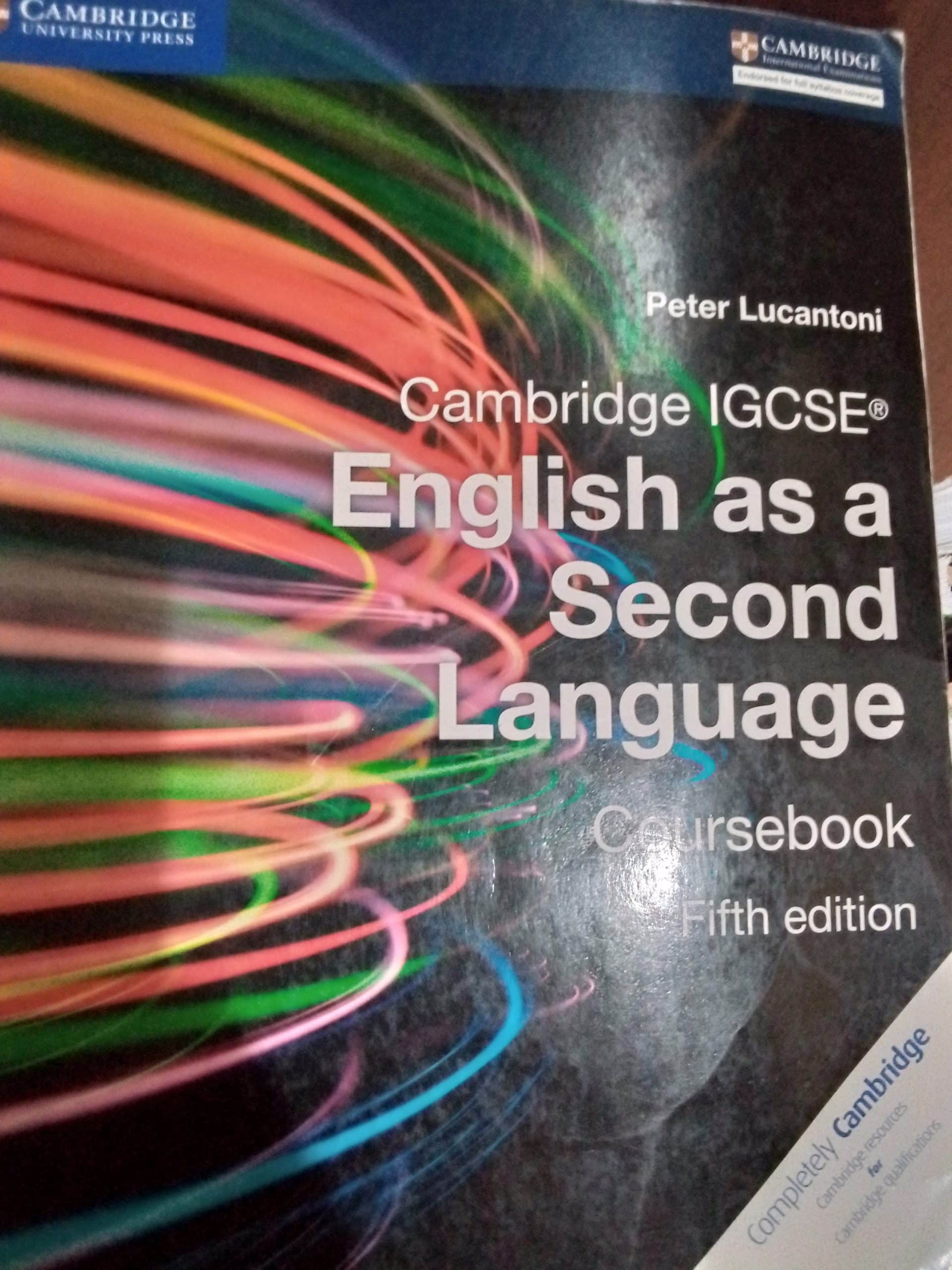 Cambridge IGCSE English as a second language course book fifth edition ...