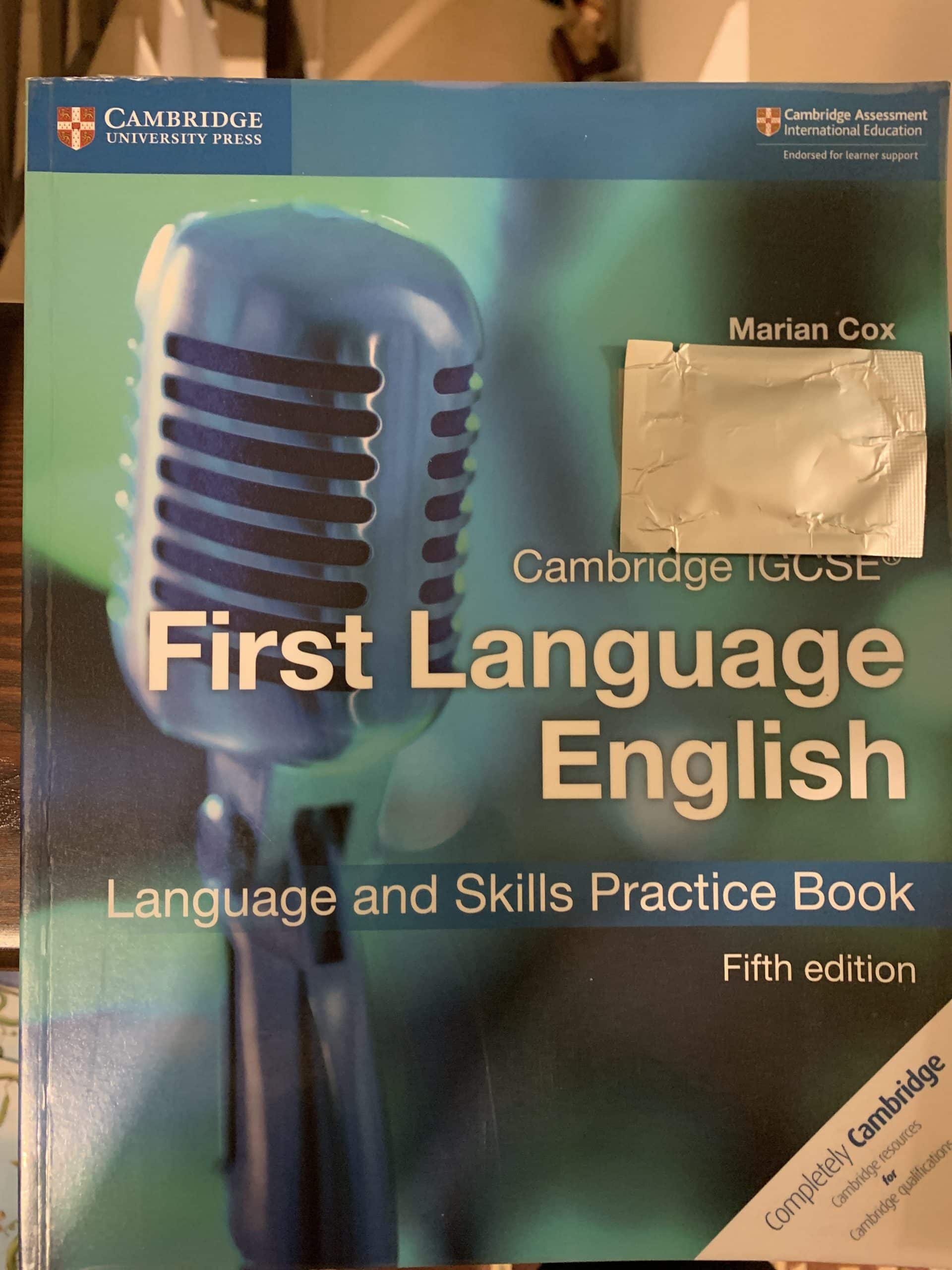 Cambridge first language English