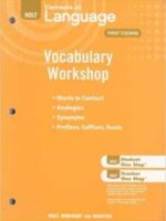 Holt Traditions Vocabulary Workshop 1st Editio