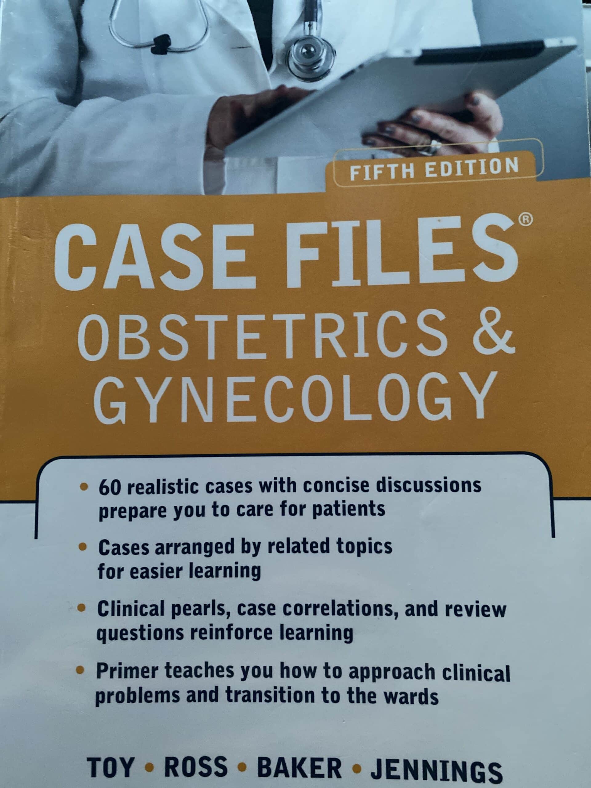 Case File Obstetrics And Gynecology 5th Edition - Alefredo Books