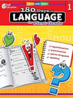 180 Days of Language for First Grade – Build Grammar Skills and Boost Reading Comprehension Skills with this 1st Grade Workbook (180 Days of Practice) Paperback – October 1, 2014