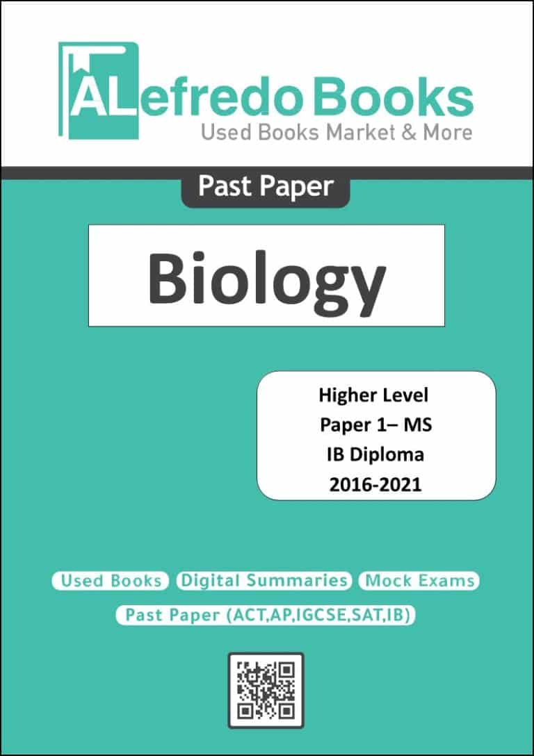 Biology _Past Papers_IB_ Higher Level_Paper 1_(2016-2021)_(Mark Scheme ...