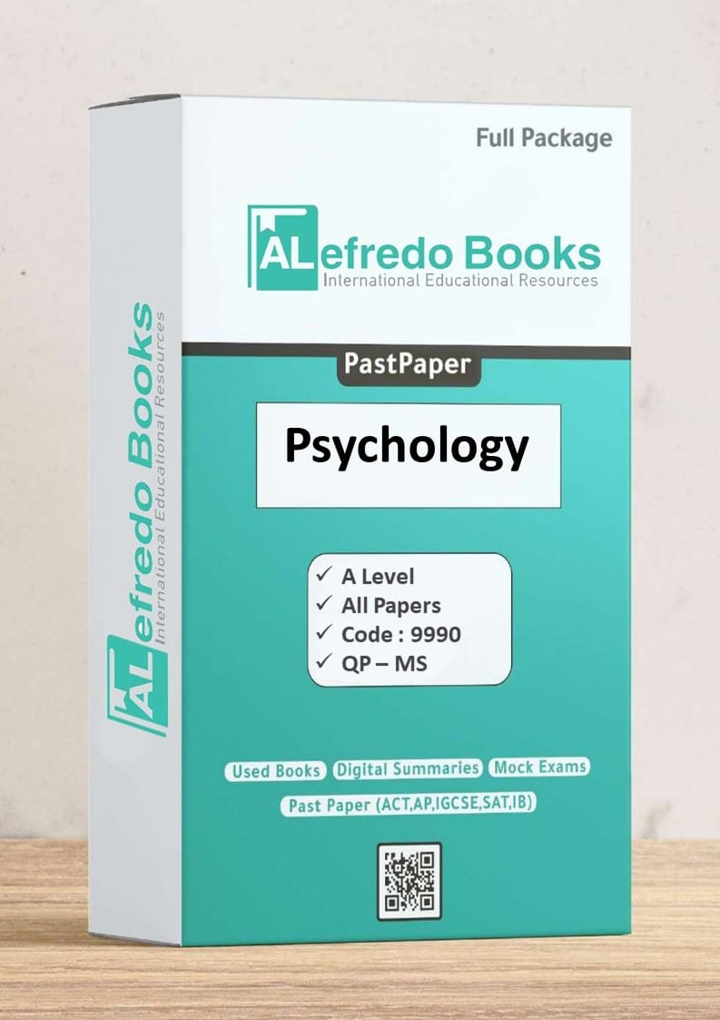 Psychology-PastPapers-A Level-Cambridge-Papers 1&2&3&4(2018-2022)(Question & Mark Scheme )(Digital Format)