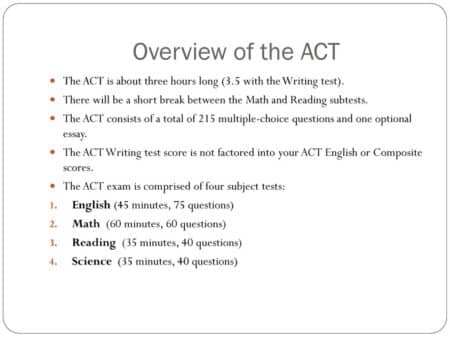 ACT Subject Test English 1