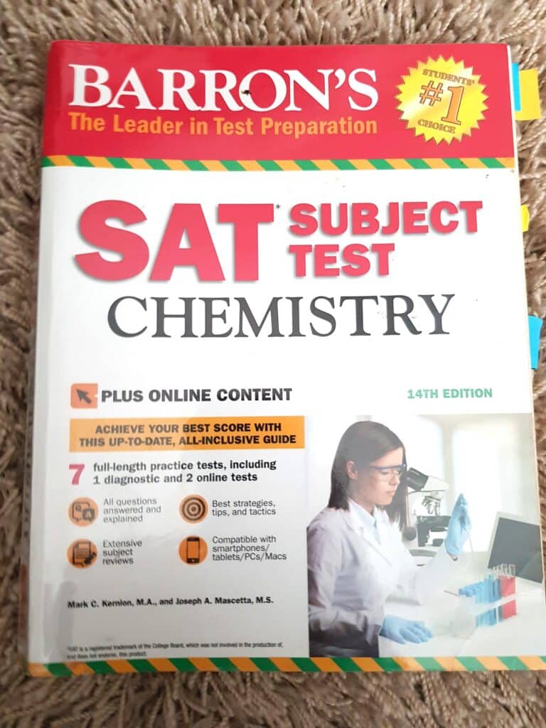 Barron's Chemistry Book Review Alefredo Books