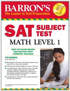 Barron’s SAT Subject Test Math Level 1, 4th Edition 4th Edition
