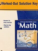McDougal Littell Middle School Math, Course 2: Worked-Out Solution Key