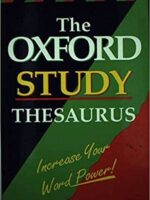 The Oxford study thesaurus Hardcover