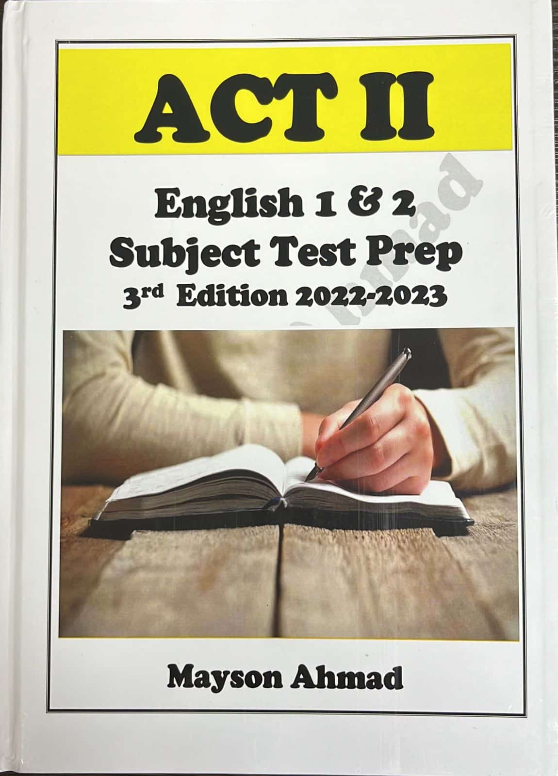 ACT Subject Test English Teacher Maysoon Ahmad (Third Edition)( Digital Format)