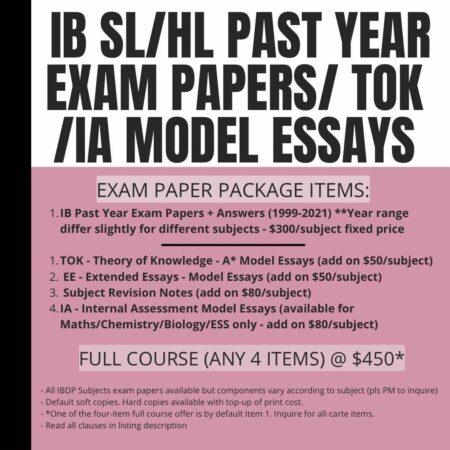 International Baccalaureate Past Papers