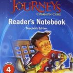 Houghton Mifflin Harcourt Journeys : Common Core Reader's Notebook Teachers Edition Grade 4