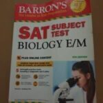 Barrrons sat subject test biology e/m