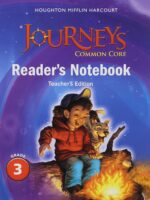Journeys: Common Core Reader's Notebook Teachers Edition Grade 3