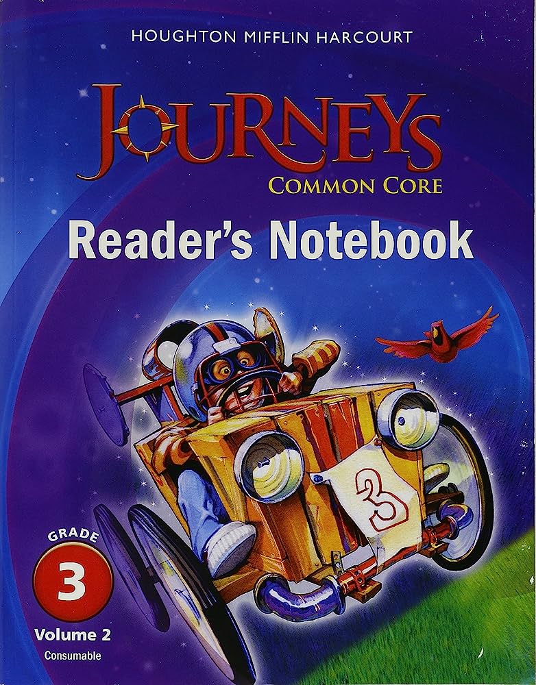 Consumable　Houghton　Grade　Mifflin　Common　Harcourt　Mifflin　Alefredo　Core　Harcourt　Journeys:　Volume　Journeys　Reader's　Books　Notebook　3;Houghton