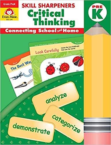 Skill Sharpeners Critical Thinking, Grade PreK Paperback – Student Edition