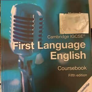 Cambridge first language English course book