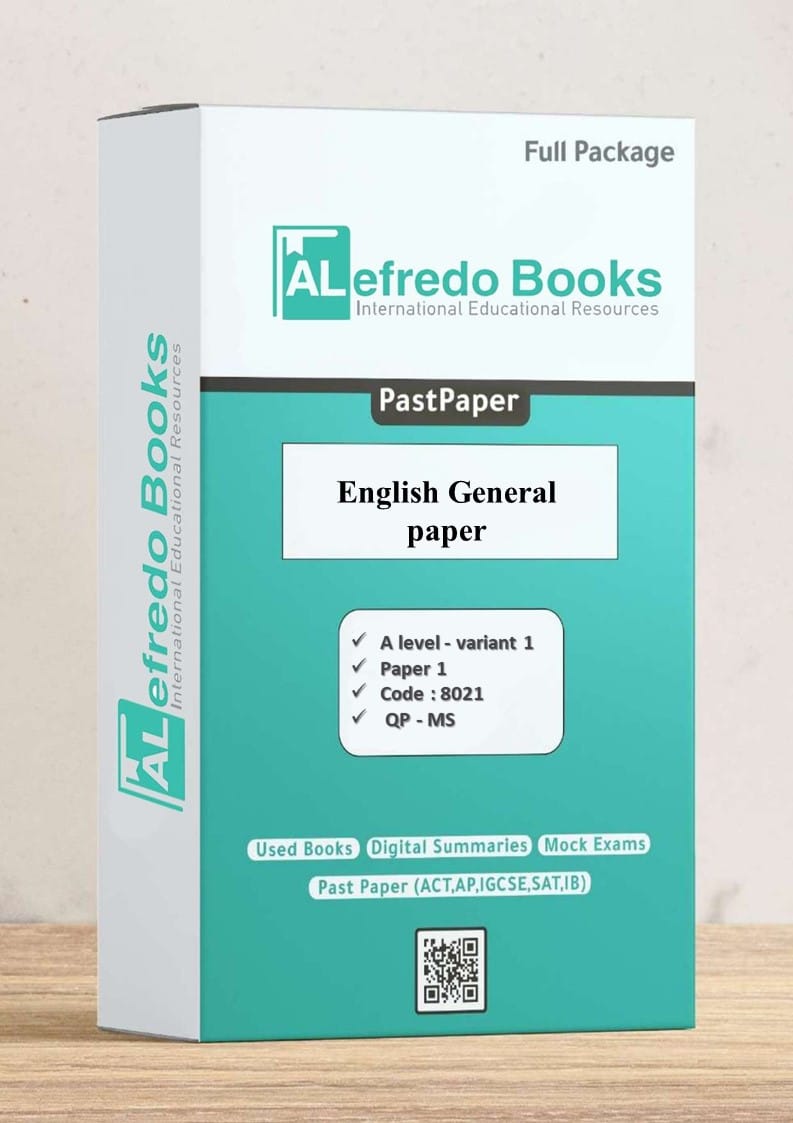 English General Papers-Varaint 1-PastPapers-A Level-Cambridge-Papers1(2019-2022)(Question & Mark Scheme )(Digital Format)