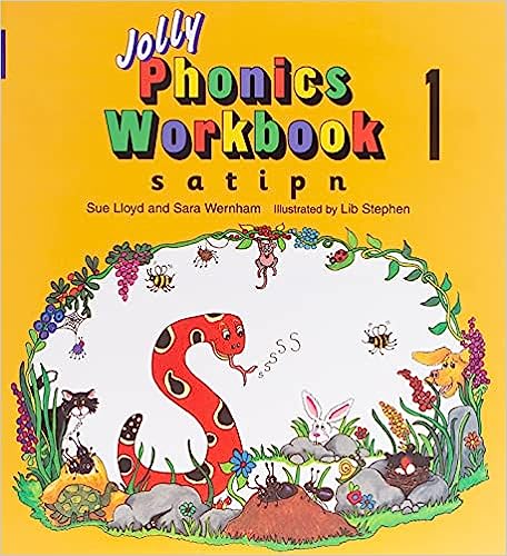 Jolly Phonics Workbook 1: in Precursive Letters (British English edition)