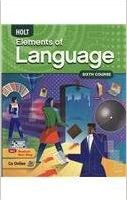 Elements of Language: Student Edition Grade 12 2009 1st Edition