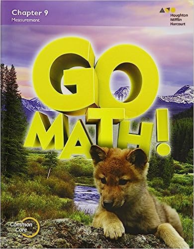 Student Edition Chapter 9 Grade 1 2015 (Go Math!)