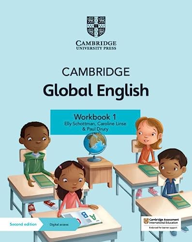 Cambridge Global English Workbook 1 with Digital Access (1 Year): for Cambridge Primary and Lower Secondary English as a Second Language (Cambridge Primary Global English) – Softcover