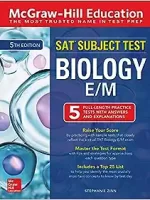 McGraw-Hill Education SAT Subject Test Biology E/M, Fifth Edition 5th מהדורה