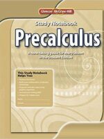 Precalculus, Study Notebook (ADVANCED MATH CONCEPTS) 1st Edición