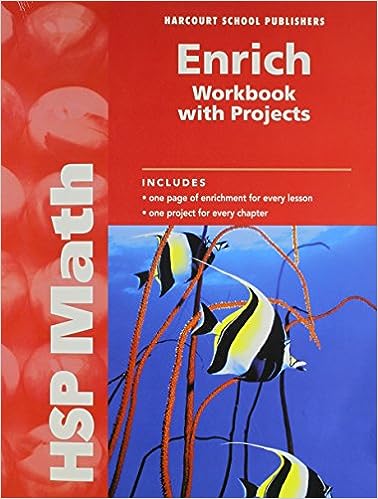 HSP Math: Enrich Workbook with Projects Grade 4