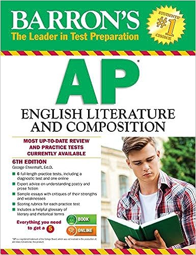 Barron’s AP English Literature and Composition, 6th Edition 6th מהדורה מאת George Ehrenhaft Ed.D. (Author