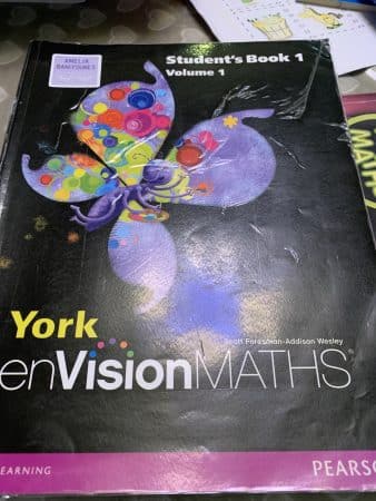 You’re enVision MATHS student book 1 volume 1