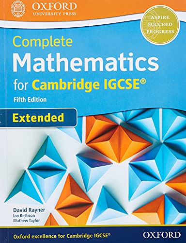 Complete Mathematics for Cambridge IGCSE® Student Book (Extended)