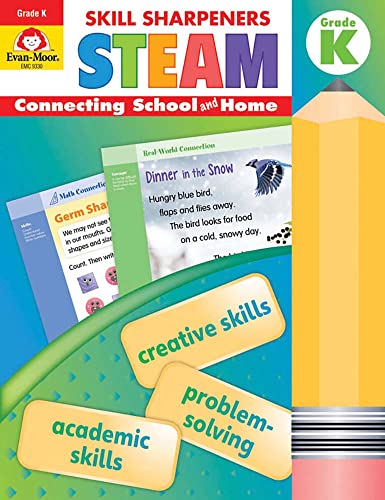 Skill Sharpeners: STEAM, Kindergarten Workbook