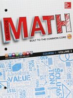 Glencoe Math, Course 1, Student Edition, Volume 2 (MATH APPLIC & CONN CRSE) - Softcover