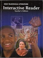 Holt McDougal Literature: Interactive Reader Teacher's Edition Grade 6 - Softcover