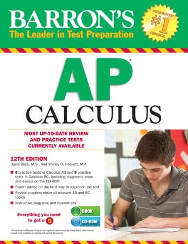 Barron’s AP Calculus with CD-ROM, 12th Edition – Softcover