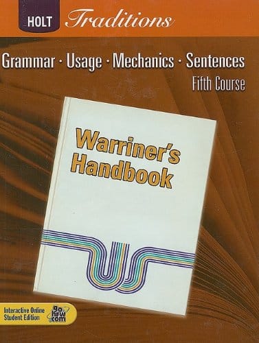 Warriner’s Handbook, Fifth Course