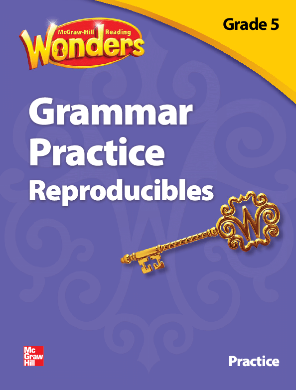 grammar practice reproducibles grade 5