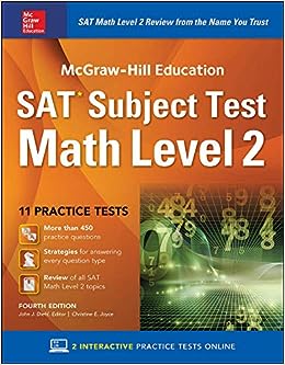 McGraw-Hill Education SAT Subject Test Math Level 2, Fourth Edition 4th Edición