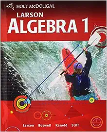 Larson Algebra 1 (Holt McDougal Larson Algebra 1) 1st Edición