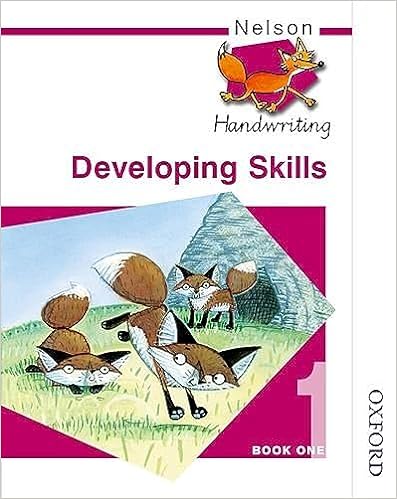 Nelson Handwriting Developing Skills Book 1 2nd Edition