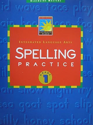 Integrated Language Arts SPELLING PRACTICE Grade 1 , Blackline Masters Paperback