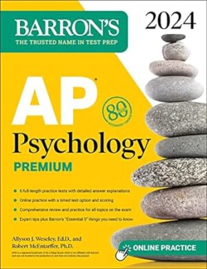 AP Psychology Premium, 2024: 6 Practice Tests + Comprehensive Review + Online Practice (Barron's AP)