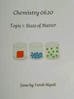 Chemistry 0620 Topic 1 State Of Matter.