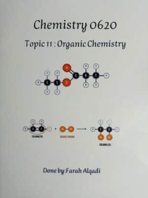 Chemistry 0620 Topic 11 Organic Chemistry