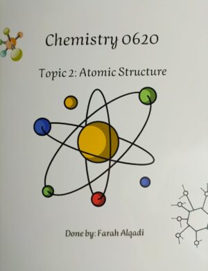 Chemistry 0620 Topic 2 Atomic Structure.