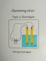 Chemistry 0620 Topic 4 Electrolysis