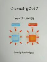 Chemistry 0620 Topic 5 Energy